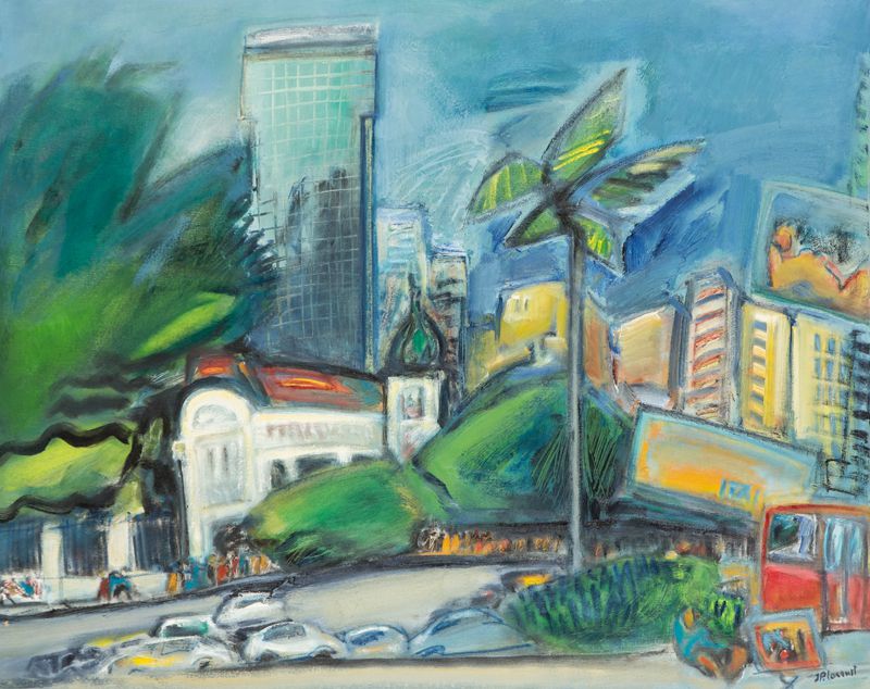 So Paulo, 467, e suas paisagens urbanas em telas