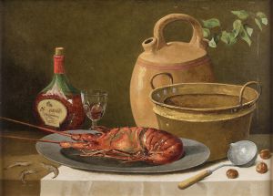 Mori09079_vida silenciosa com lagosta_46x33b