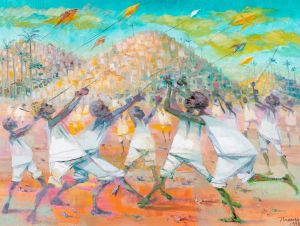 Crianças com Pipas_Bianco_Enrico_1998_45 x 80