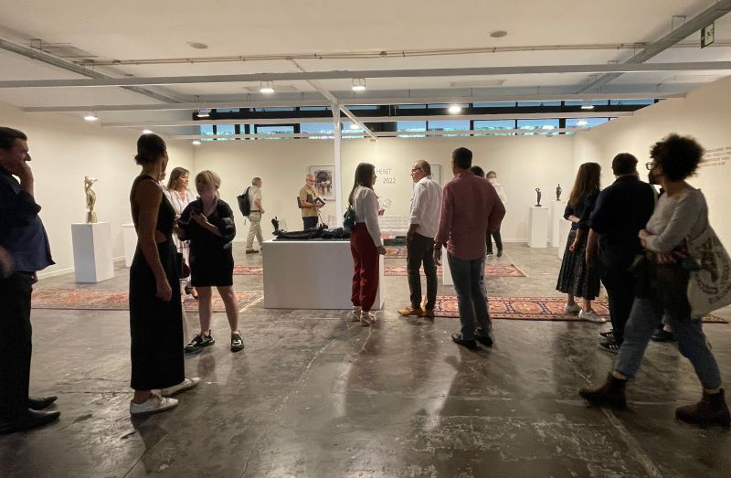 Andr celebra sua participao na SP-Arte