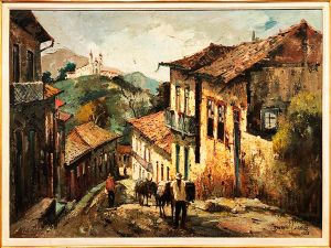15809-Durv-Vista de Ouro Preto-80x120cm-1968