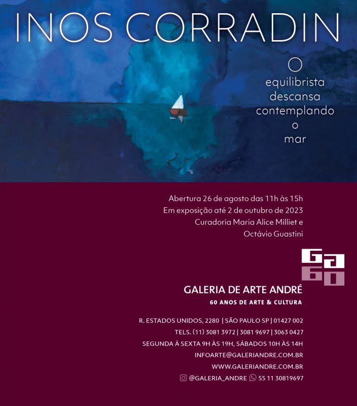 O equilibrista descansa contemplando o mar... - Inos Corradin O equilibrista descansa contemplando o mar... - Inos Corradin