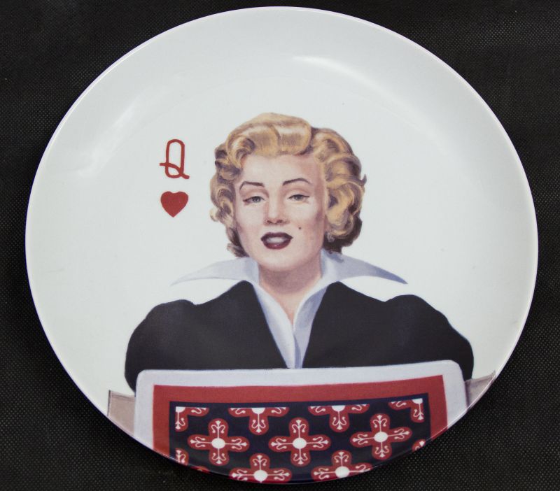 Snia Menna Barreto - PRATO CARTAS MARILYN