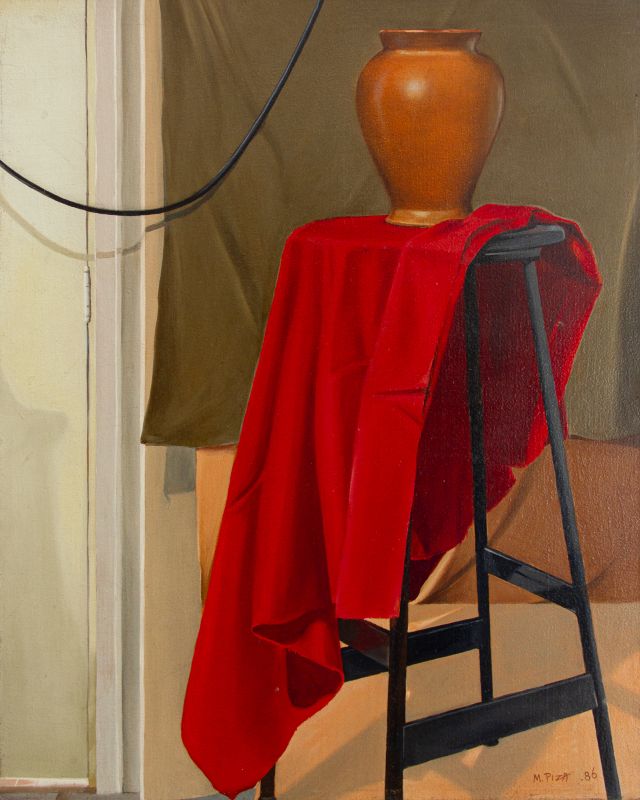 Mauricio De Toledo Piza - JARRO SOB PANO VERMELHO