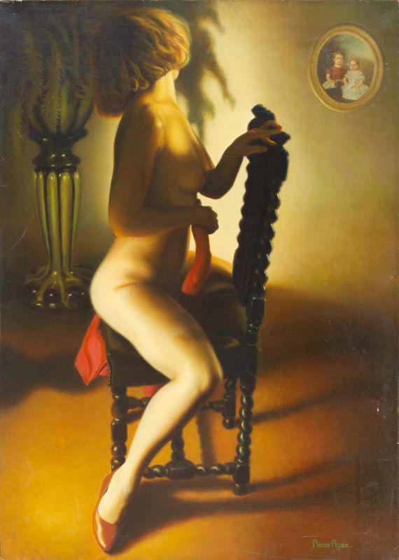 Pierre Roger - MULHER SENTADA EM UMA CADEIRA