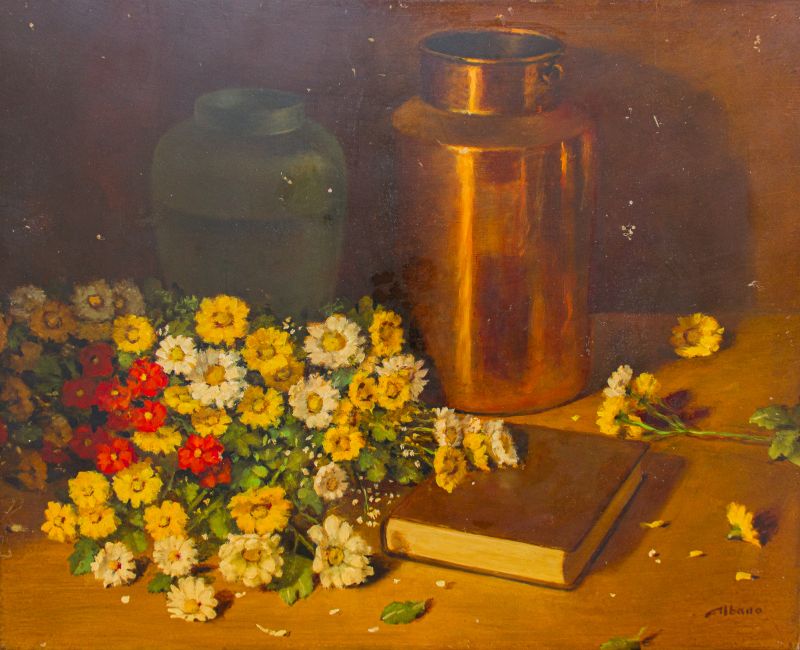 Albano Vizotto - FLORES,LIVRO E TACHO