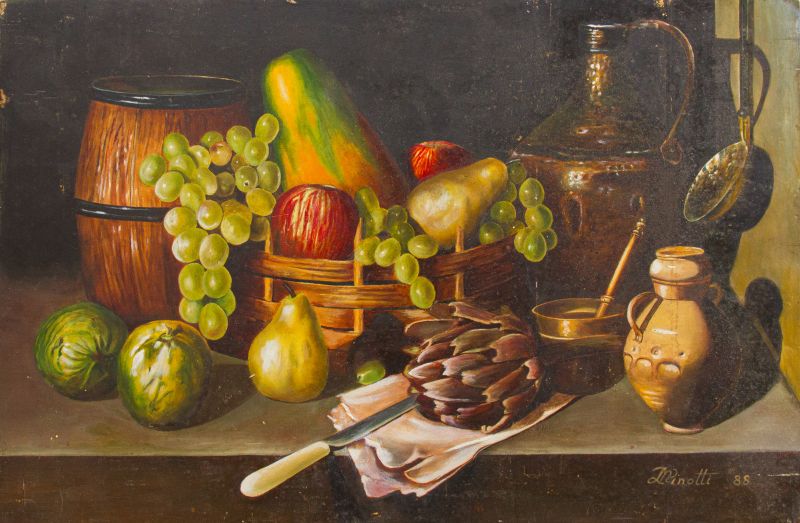 Levy Pinotti - CESTA COM FRUTAS