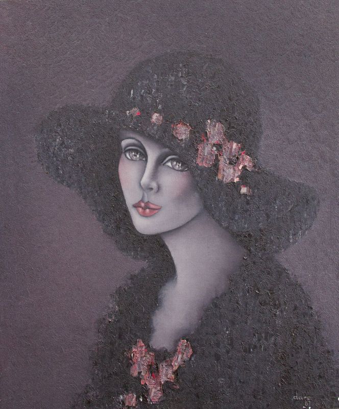 Leodario Bernardes Dos Santos - MULHER COM CHAPEU