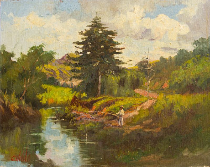 Roberval Antonio Da Cunha - PAISAGEM DIA DE PESCA