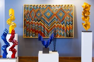 Cssio Lzaro - Escada sinuosa azul