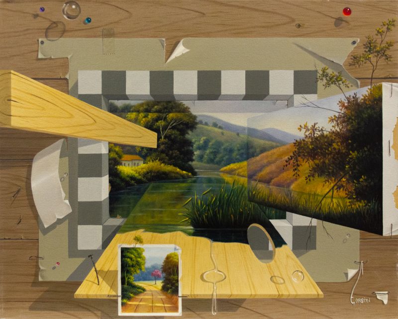 T�nia Corsini - �rvore na Beira do Lago