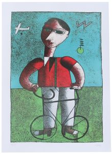 Inos Corradin - Menino com bicicleta