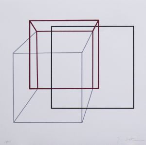 Arnaldo Bataglini - Cubos vermelhos e preto