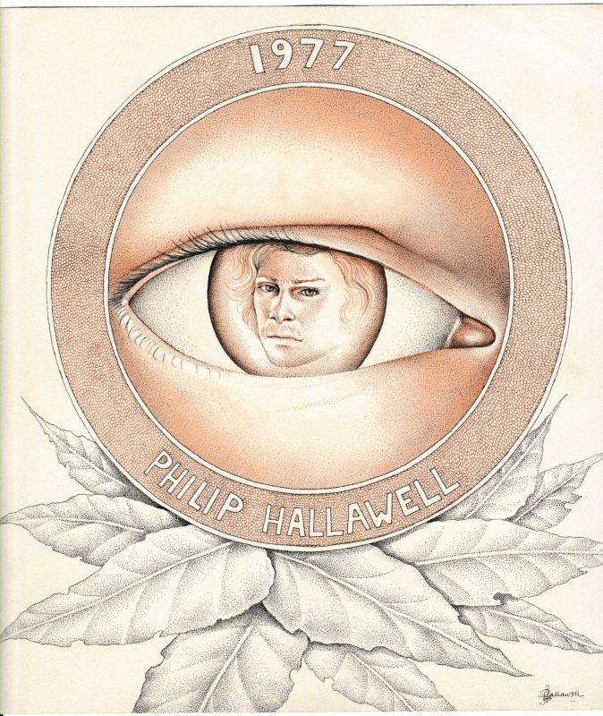 Philip Hallawell - Capa cat�logo Self-Portrait