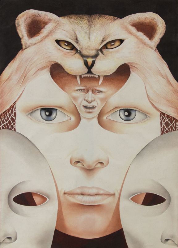 Philip Hallawell - Masks VII - Behind the Mask