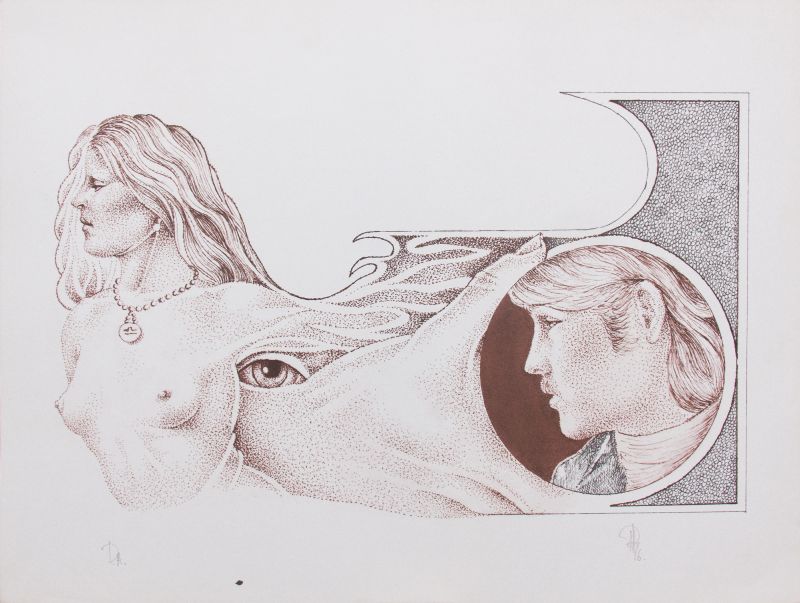 Philip Hallawell - Capa Cat�logo 1976