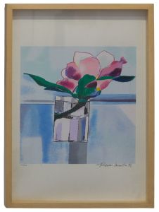 Aldemir Martins - Copo com Flor